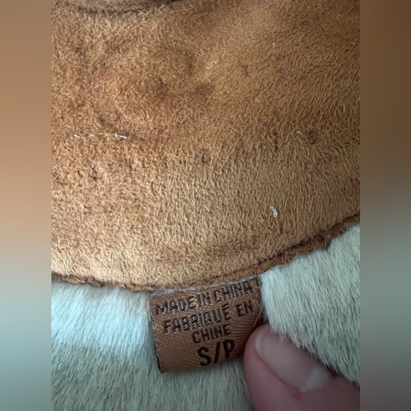 UGG sherpa hooded coat size small  in Chestnut color - Picture 6 of 11